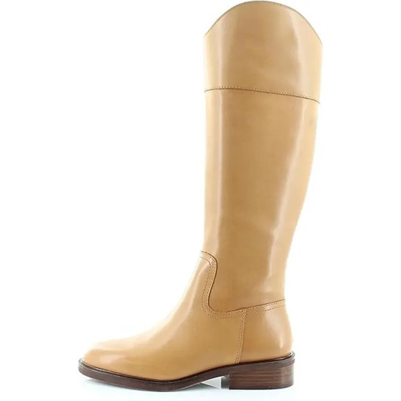 Vince Camuto Alfella Leather Boots Light Cognac Size 5.5 M - Picture 1 of 15